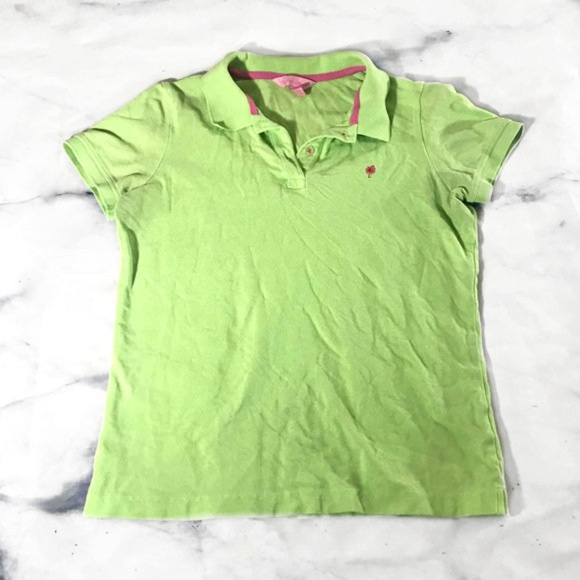 Lilly Pulitzer Tops - Lilly Pulitzer Pastel Green Island Polo Shirt